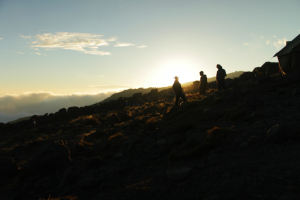 Sunset from atop Mt Kilimanjaro - Blair Singer